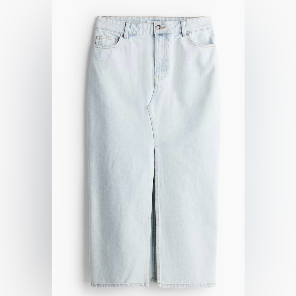 H&M DENIM MIDI SKIRT